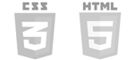 HTML 5 and CSS 3 Shield Logos